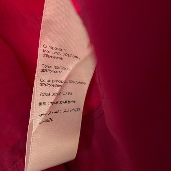 Phillip Lim Puff Sleeve Godet Rivet Side Tie Dress pink magenta fit flare size 8 - Picture 13 of 13